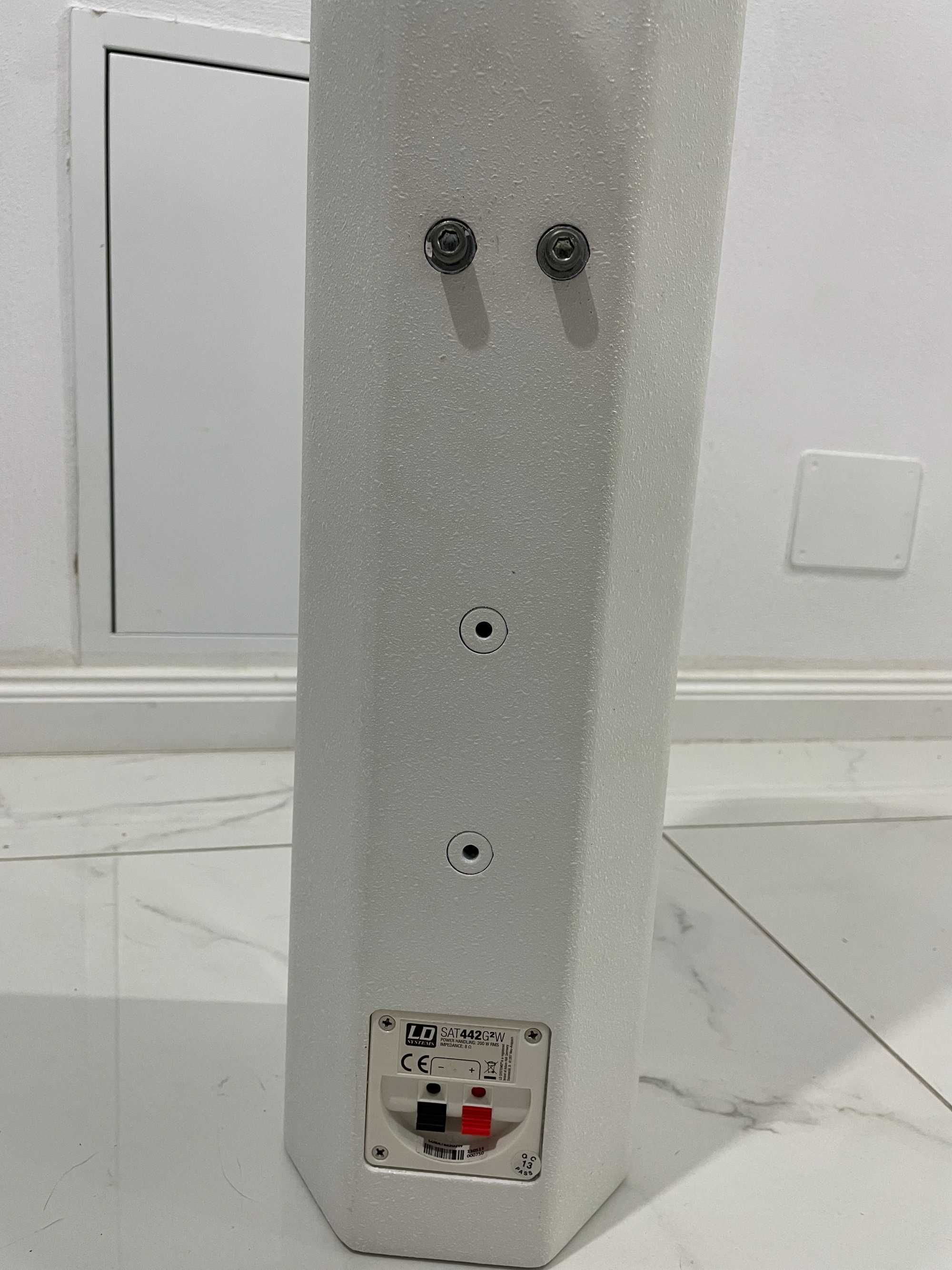 Set boxe albe LD System 8ohmi