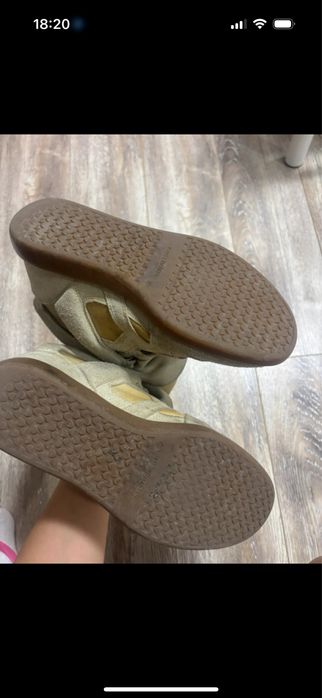 Isabel marant bekett adidasi cu platforma originali bej