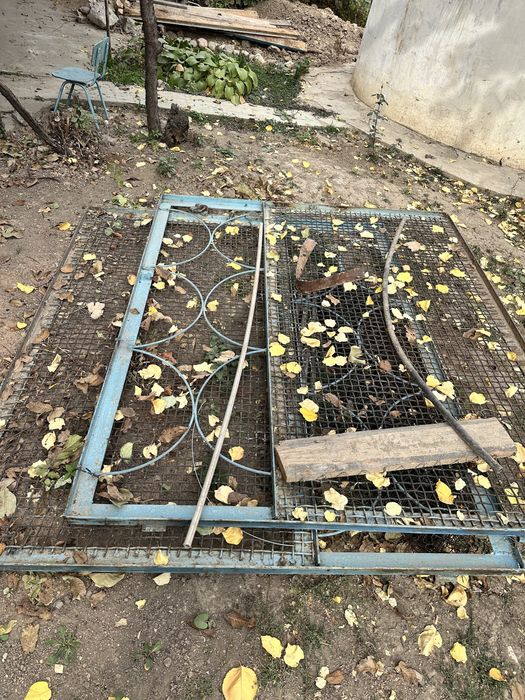 Ворота железные б/у