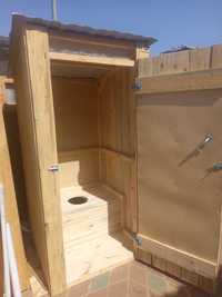 Уличные туалеты Otzuba дачные на заказ деревянные