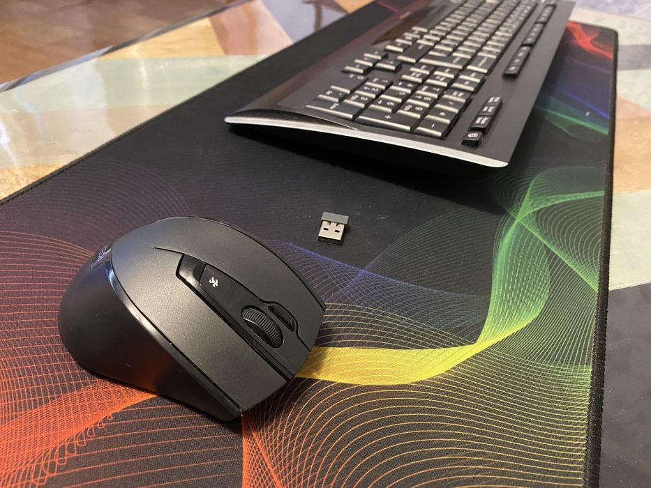 Клавиатура+мышь беспроводная A4Tech 9300F черный