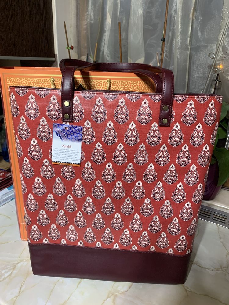 Vand geanta “ PU Leather Tote Bag” -India