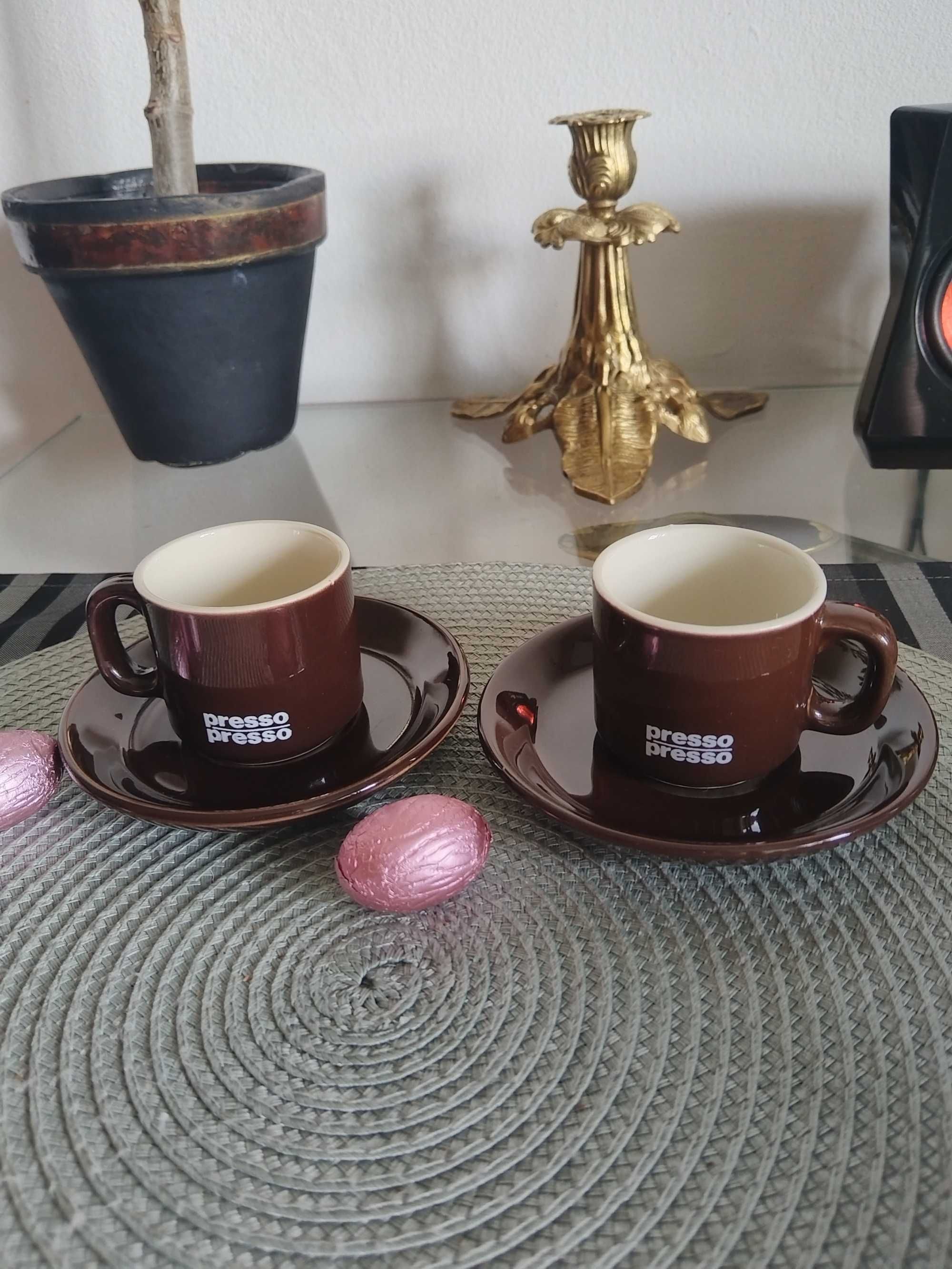 Set cești espresso Nestle, vintage, noi, nefolosite