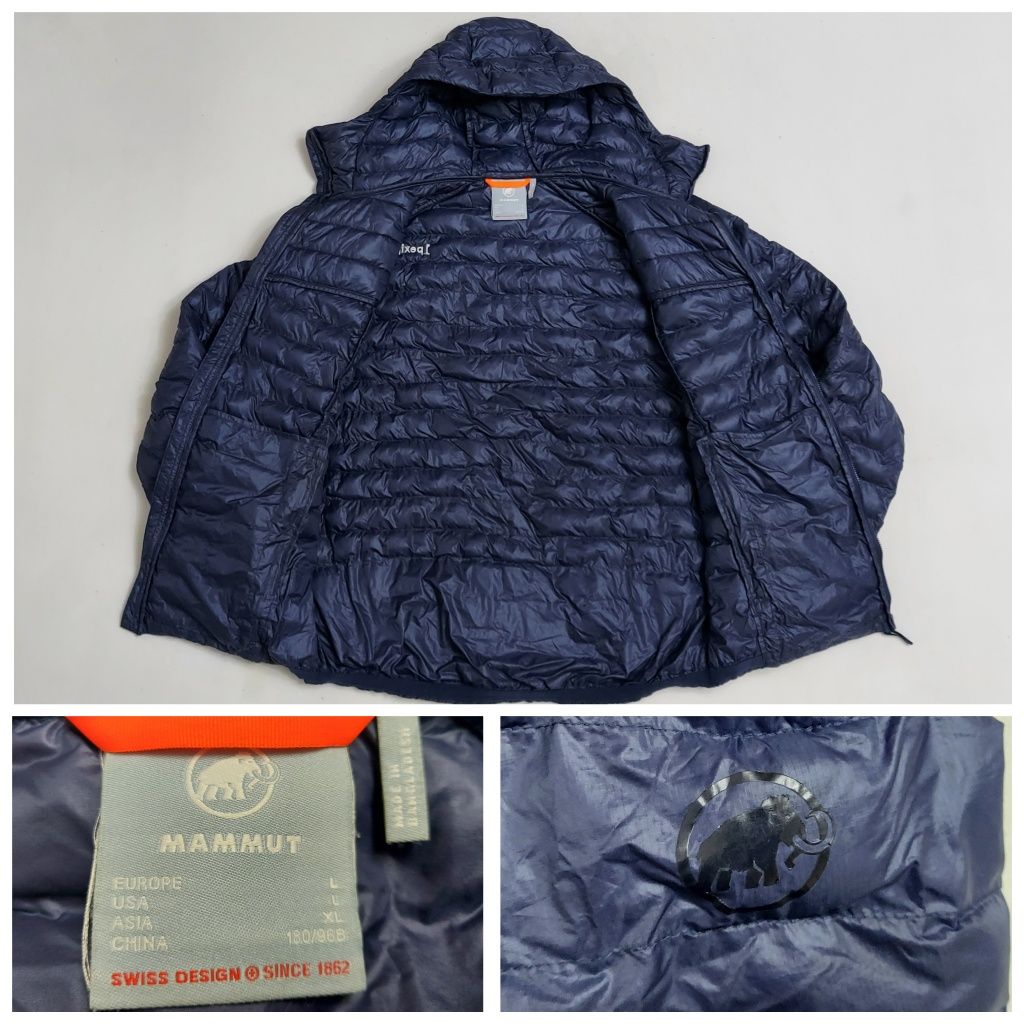 Geaca MAMMUT model puf, ultralight, impermeabilă, mărimea L (men)