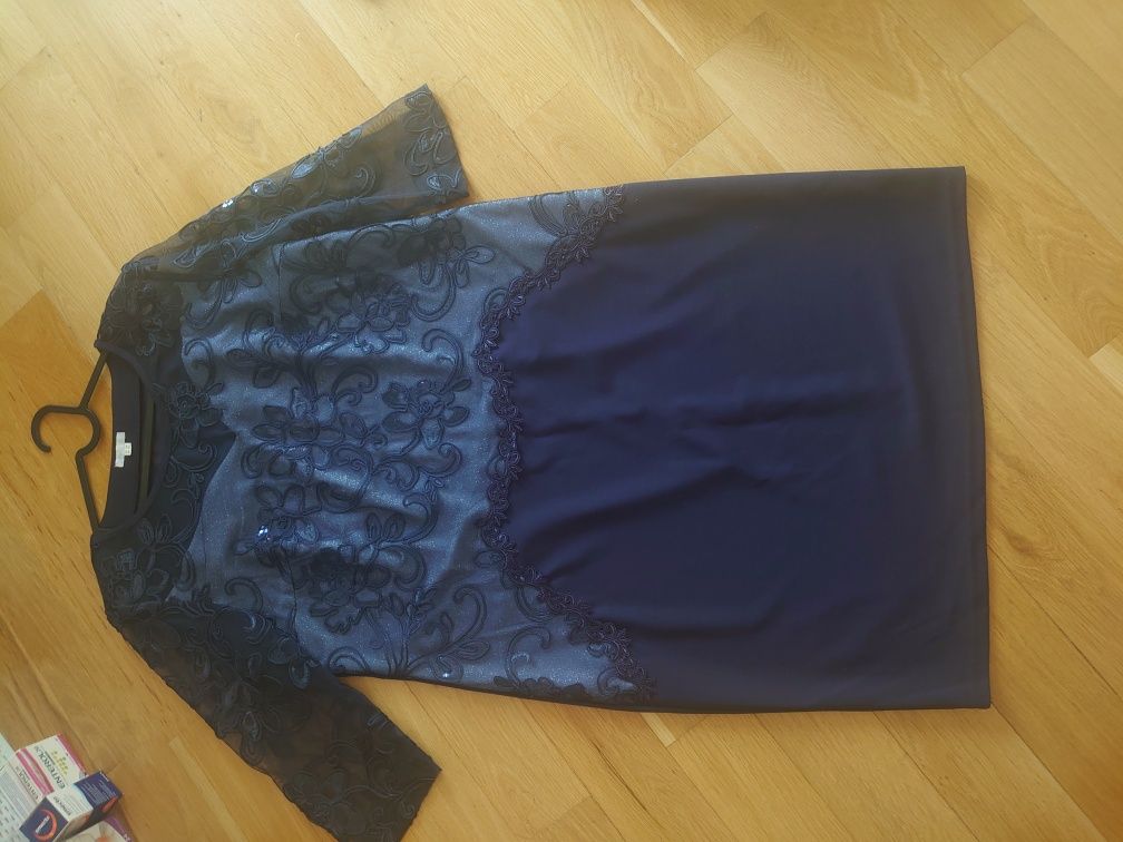 Rochie ocazie bleumarin mărimea 54