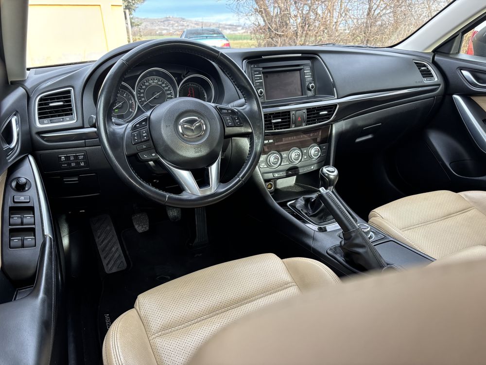 Mazda 6 2.2 DIESEL 163 cp 2013 euro6 navi piele crem