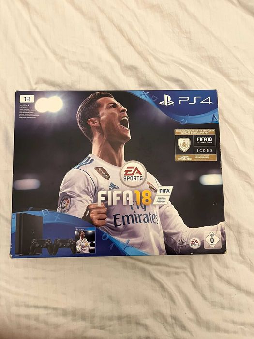 PlayStation 4 Slim 1TB cu 2 controllere IN CUTIA SI PLASTICUL ORIGINAL