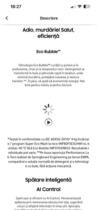 Urgent! Masina de spalat rufe frontala SAMSUNG