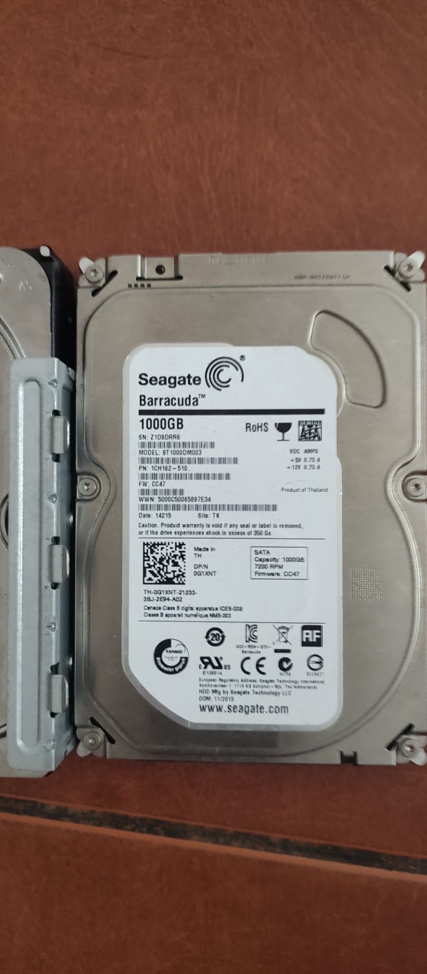 HDD 1 Terra - SATA - Marca WS și Seagate