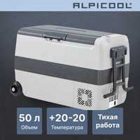 Автохолодильник  Alpicool T-50 (12/24)/ 12в 24в на 50 литров