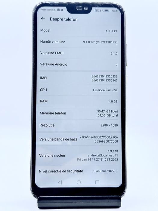 Huawei P20 Lite - 64GB•Decodat•Android 9•Dual SIM
