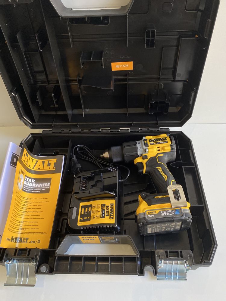 Ударен Винтоверт DeWALT DCD805E1T 18V 90Nm XR  Brushless