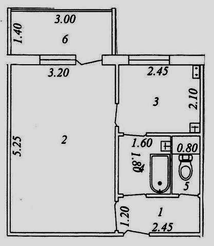 1 Комнатная квартира Мирабад,Куйлюк-1 (Ор.Матонат Метро,1/3/4)