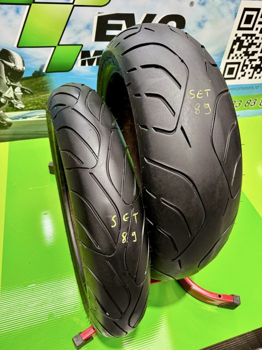 Set Anvelope Moto 120 70 17 si 190 55 17 Dunlop Roadsmart3 Set89