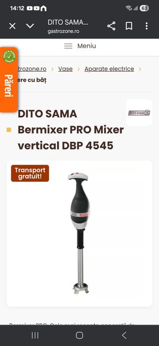 Mixer profesional industrial