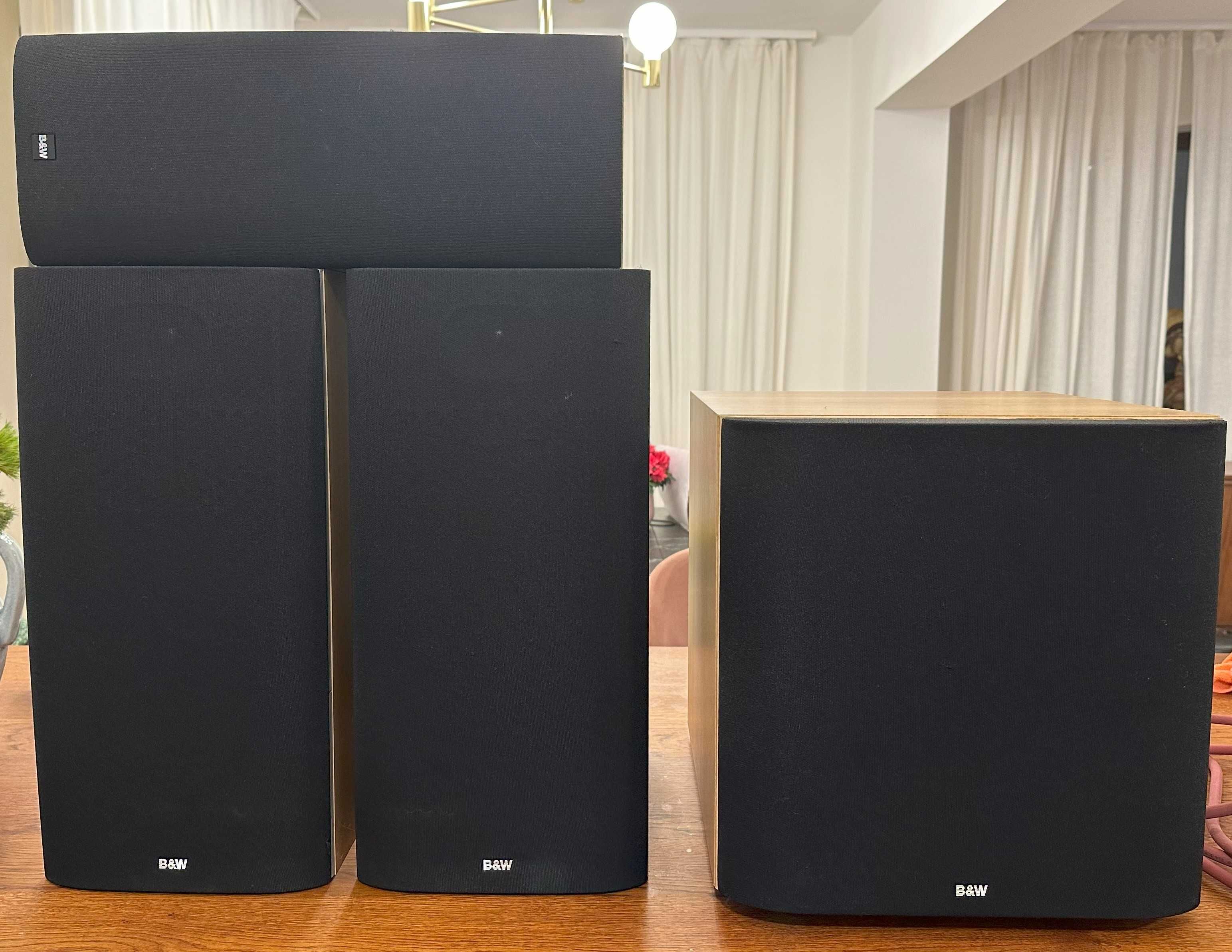 Set boxe audio Hi-Fi Bowers & Wilkins B&W - 602 S3 + LCR60 S3 + AWS600