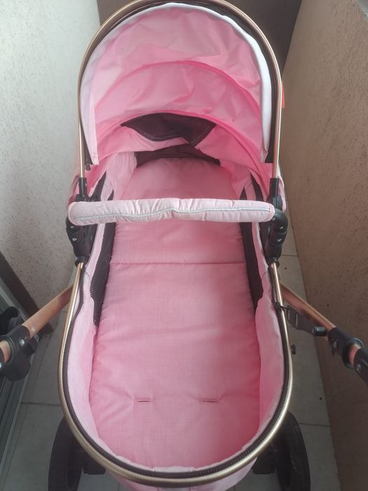 Carucior 3 in 1 roz