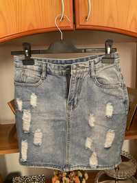 Fusta jeans marime S