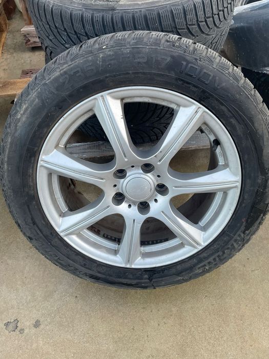 Jante nissan 5×114.3 R 17 cu anvelope de iarna