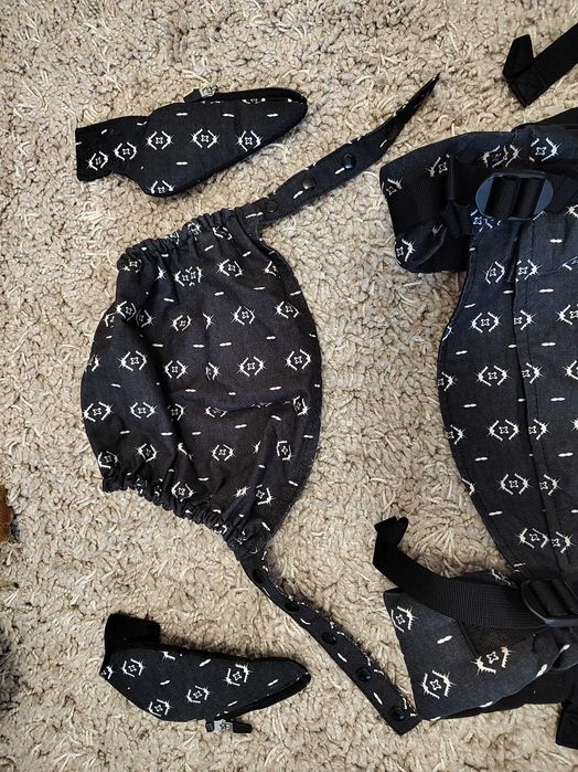 Marsupiu ajustabil ergonomic Boba X Yonder Complet, Bleumarin, 0+ ani