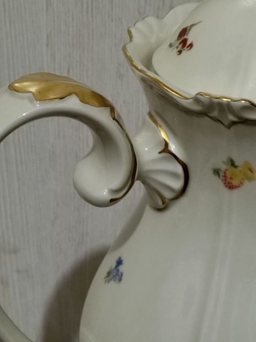 Немецкий чайник и молочник  Reichenbach  МЕЙСОНОВСКИЙ  БУКЕТ