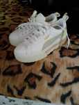 Adidași puma originali , albi cu talpa groasa -stil casual modern