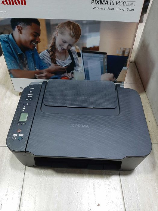 Цветен мастиленоструен принтер CANON Pixma TS3450, A4, Wi-Fi, Черен