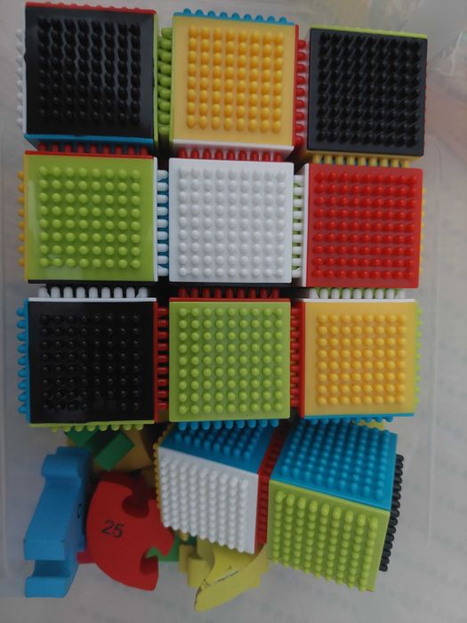 Jucarii, cuburi carton puzzle D-Toys