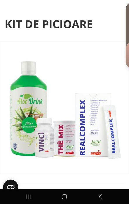 Kit pentru picioare
