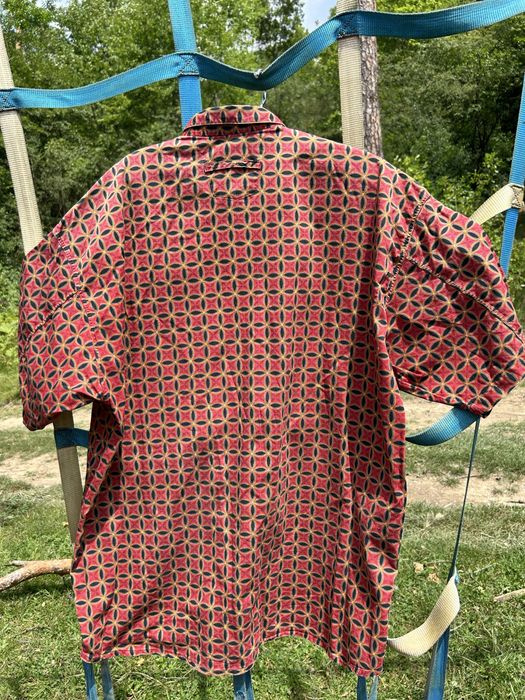 Camasa cu maneca scurta de festival design abstract marime XL