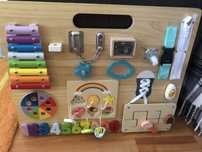 Panou senzorial cu activitati montessori