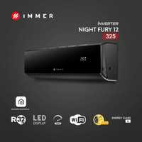 Кондиционер Immer Night Fury 12 Inverter 135v Бесшумный,10 лет сервиса