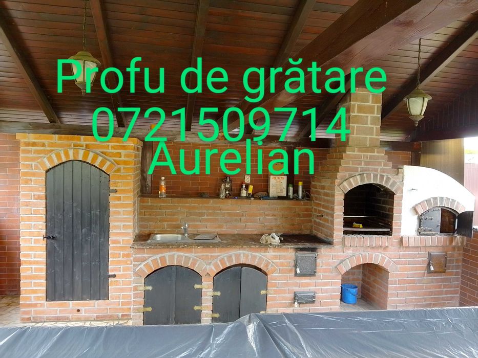 Grătare și cuptoare de grădină la 3000 Ron materiale incluse!!!