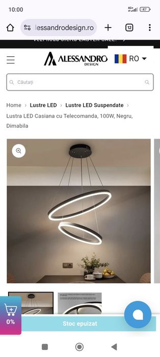 Lustra led Alessandro design