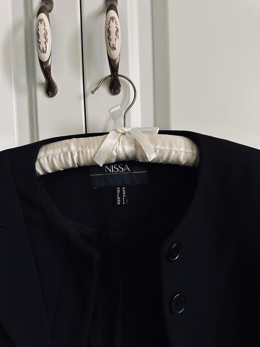 Sacou Nissa , negru , cambrat , masura 36/S