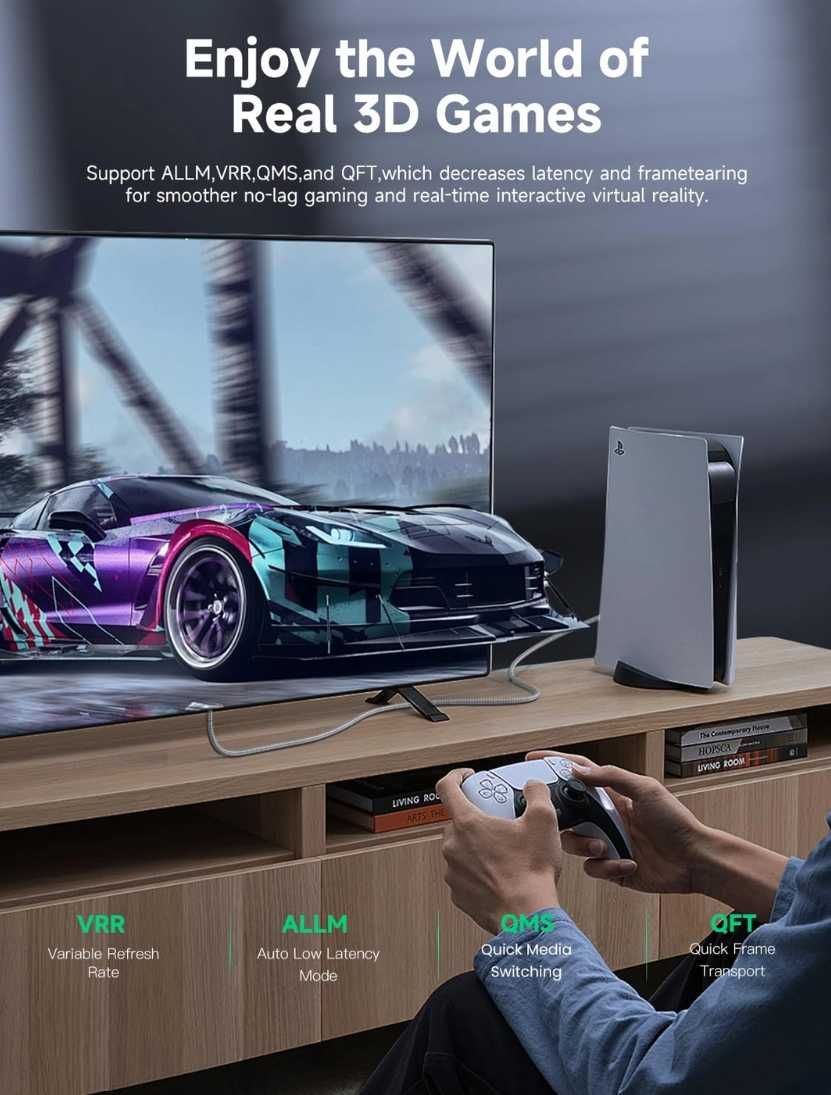 Cablu HDMI 2.1 Southlight, 10 M, 8K