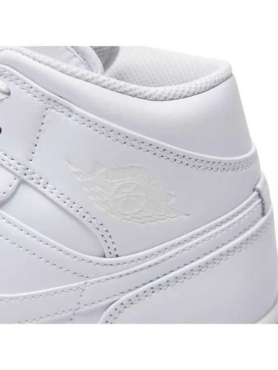 Nike - Air Jordan 1 Mid Бял номер 44 Оригинал Код 0465