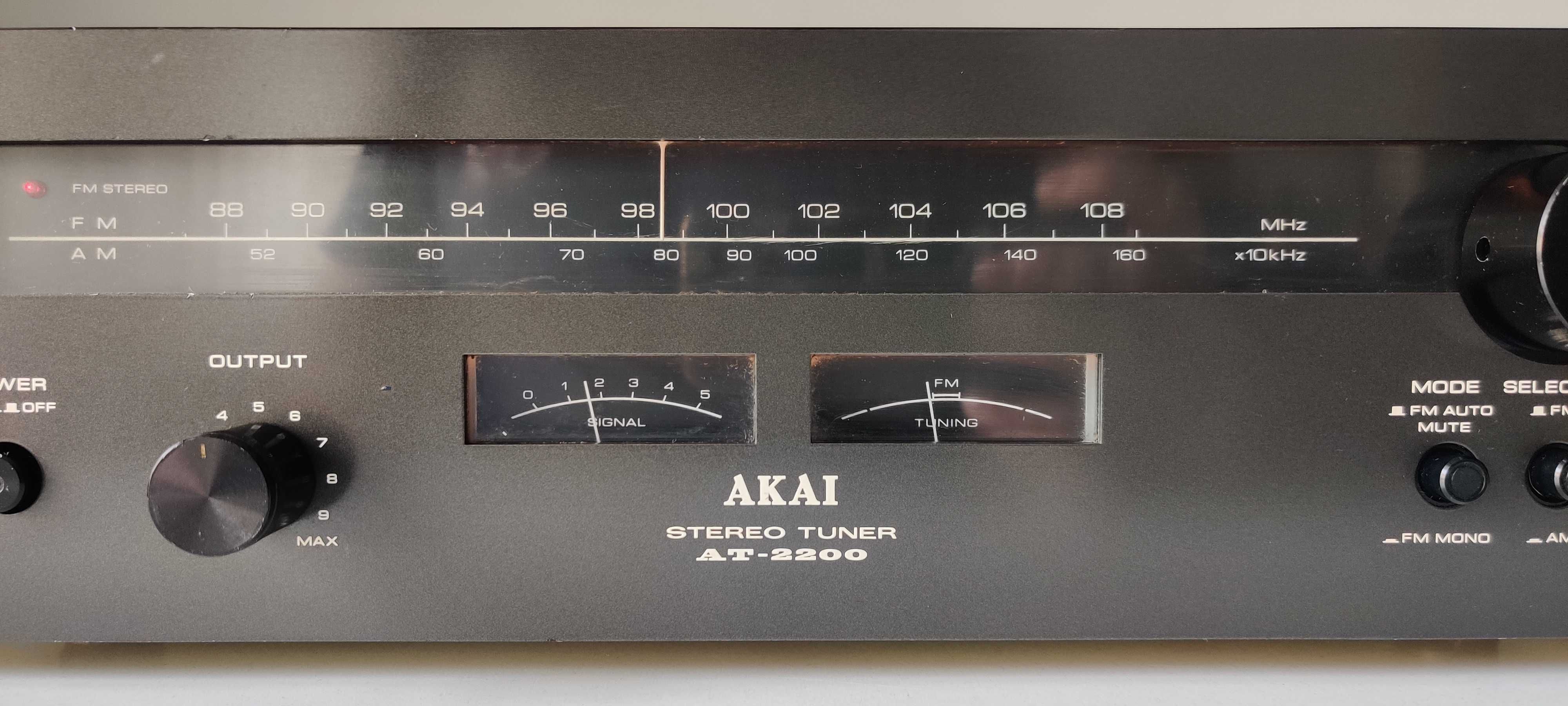 AKAI AT 2200 tuner muzica vintage cu scala si ace muzica analog