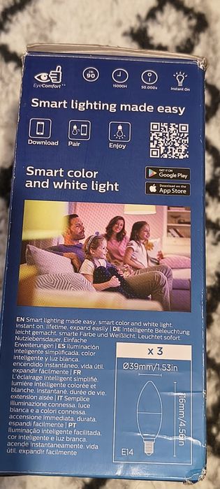 Set becuri Philips Smart Led RGB