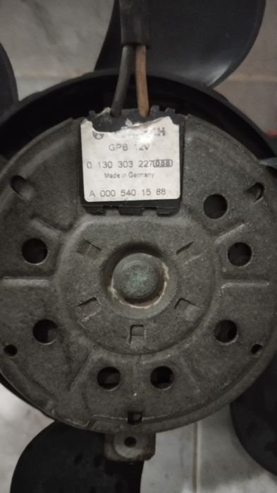 Мерседес 210, 2001 жылгы. Вентилятор радиатора