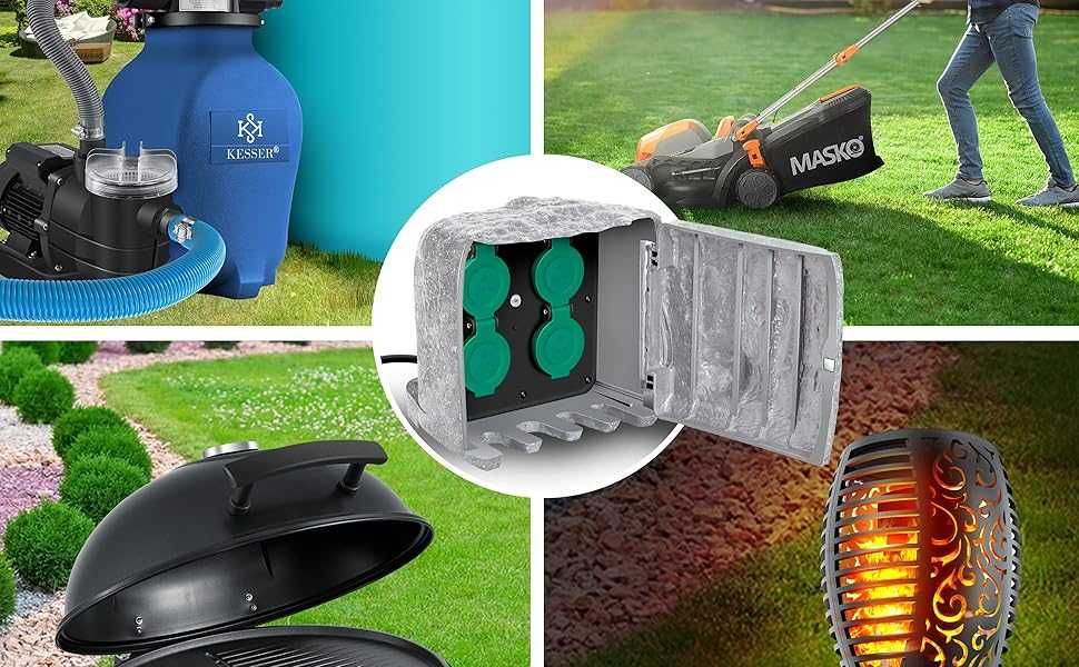 Градински WIFI разклонител с вид на какък