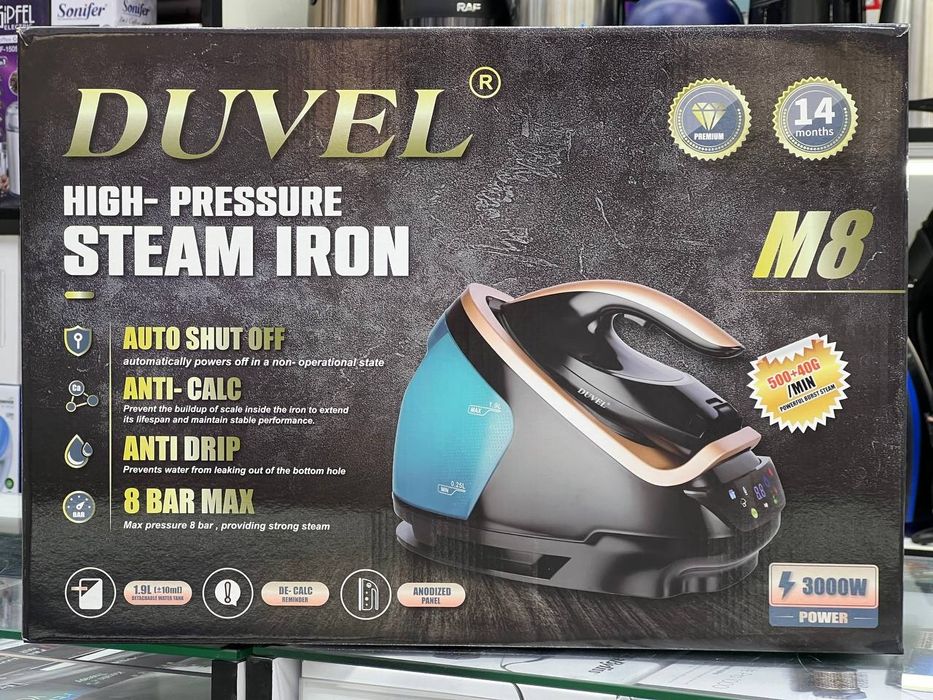 Новый парогенератор утюг Duvel M8, утюг, паравой