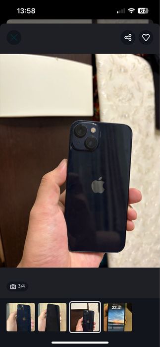 Айфон 13 128 гб в хорошем состоянии