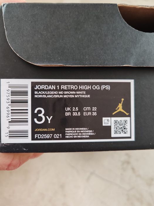 Adidas Jordan 1 retro high og