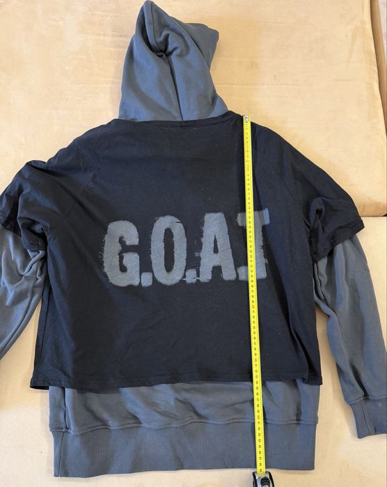 Блуза Luda, размер XS черно-сиво