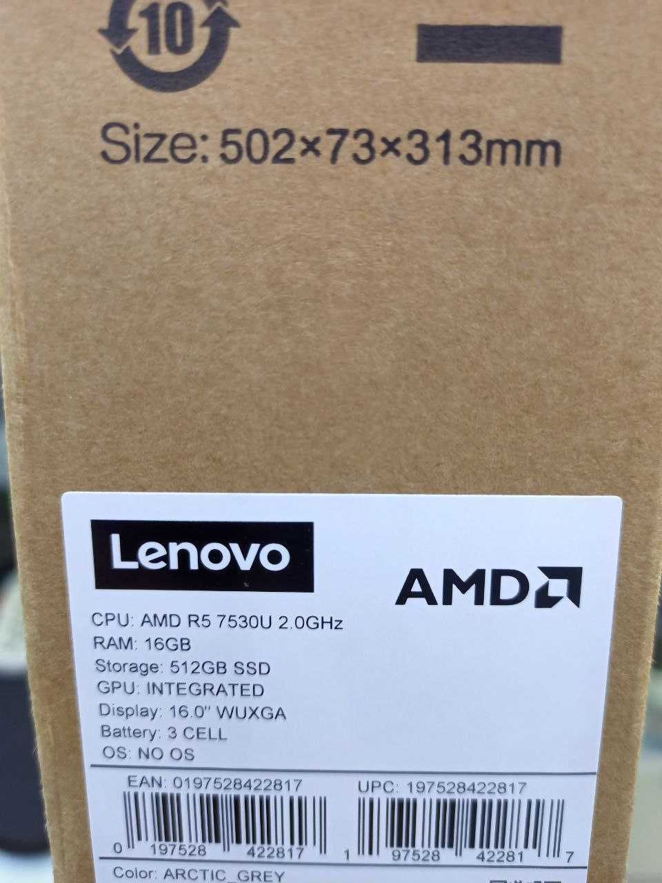 Lenovo Thinkbook 16 G6  Ryzen 5 7530U DDR4 16GB/SSD Nvme 512GB/