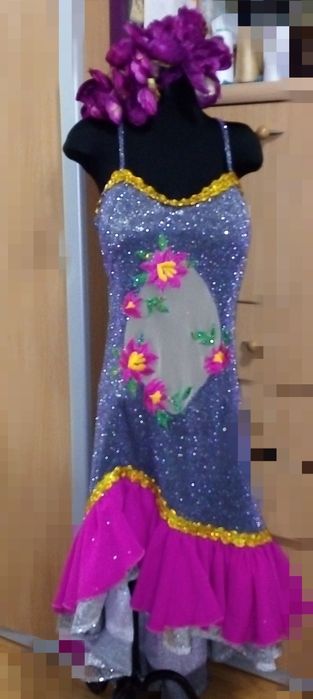 Платье для танцев , платок для восточных танцев