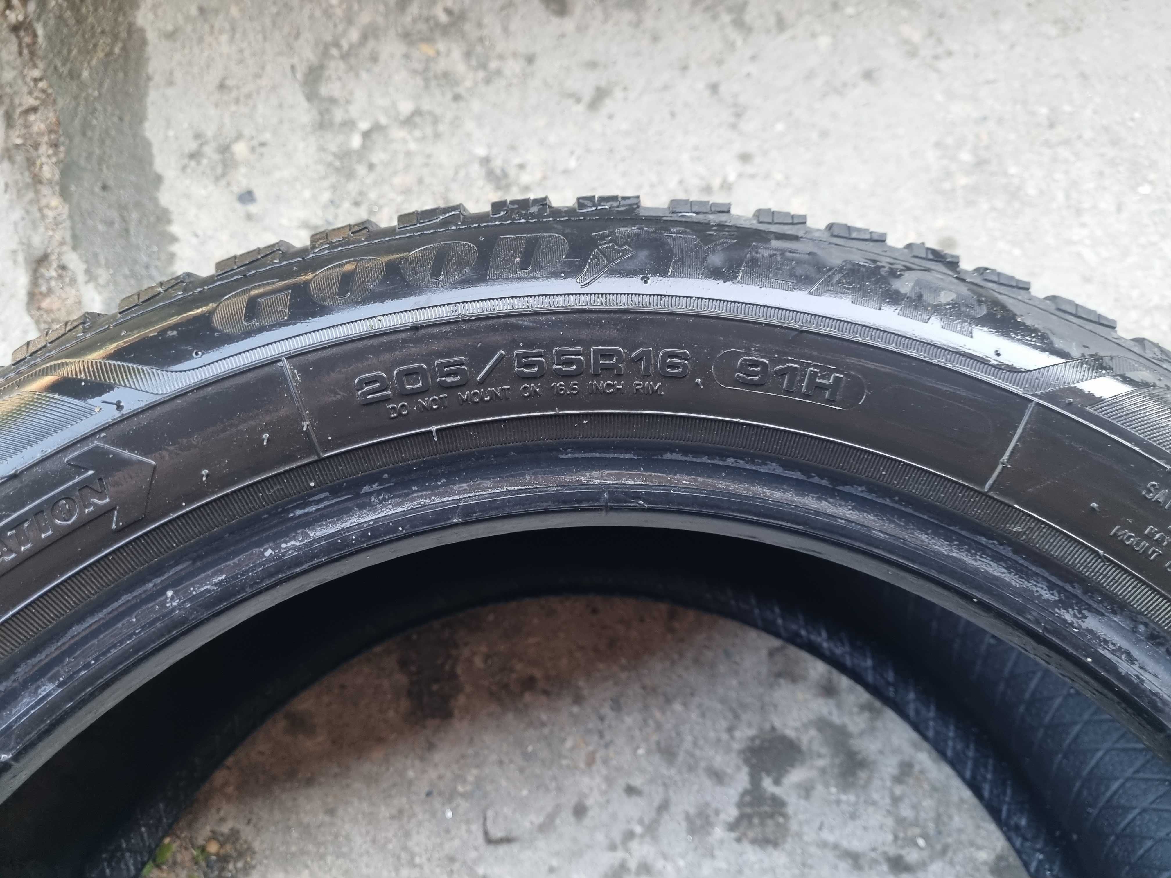 4 anvelope MS 205 55 16 an 2021 goodyear