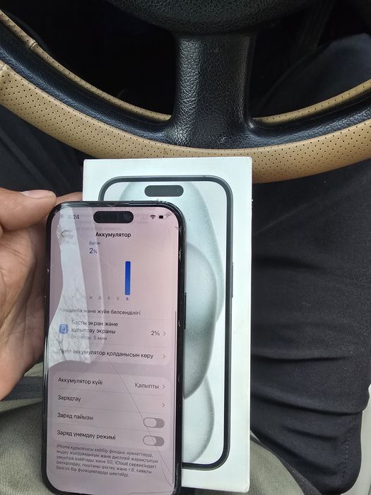 Iphone 15 сатам ешқандай ақауы жоқ жөндеуге кірмеген