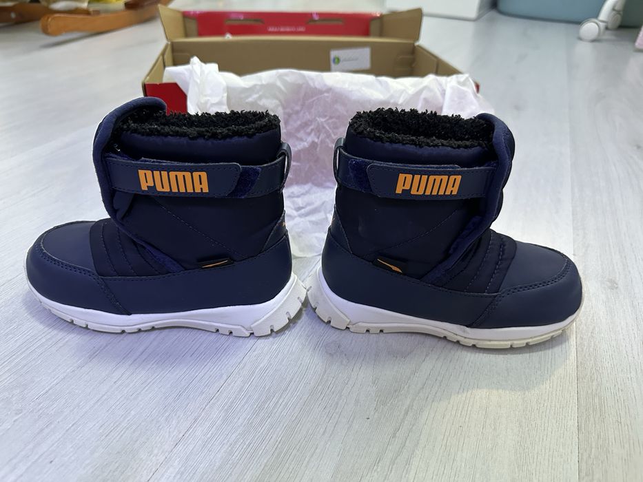 Детски зимни ботуши Puma и детско яке Mango